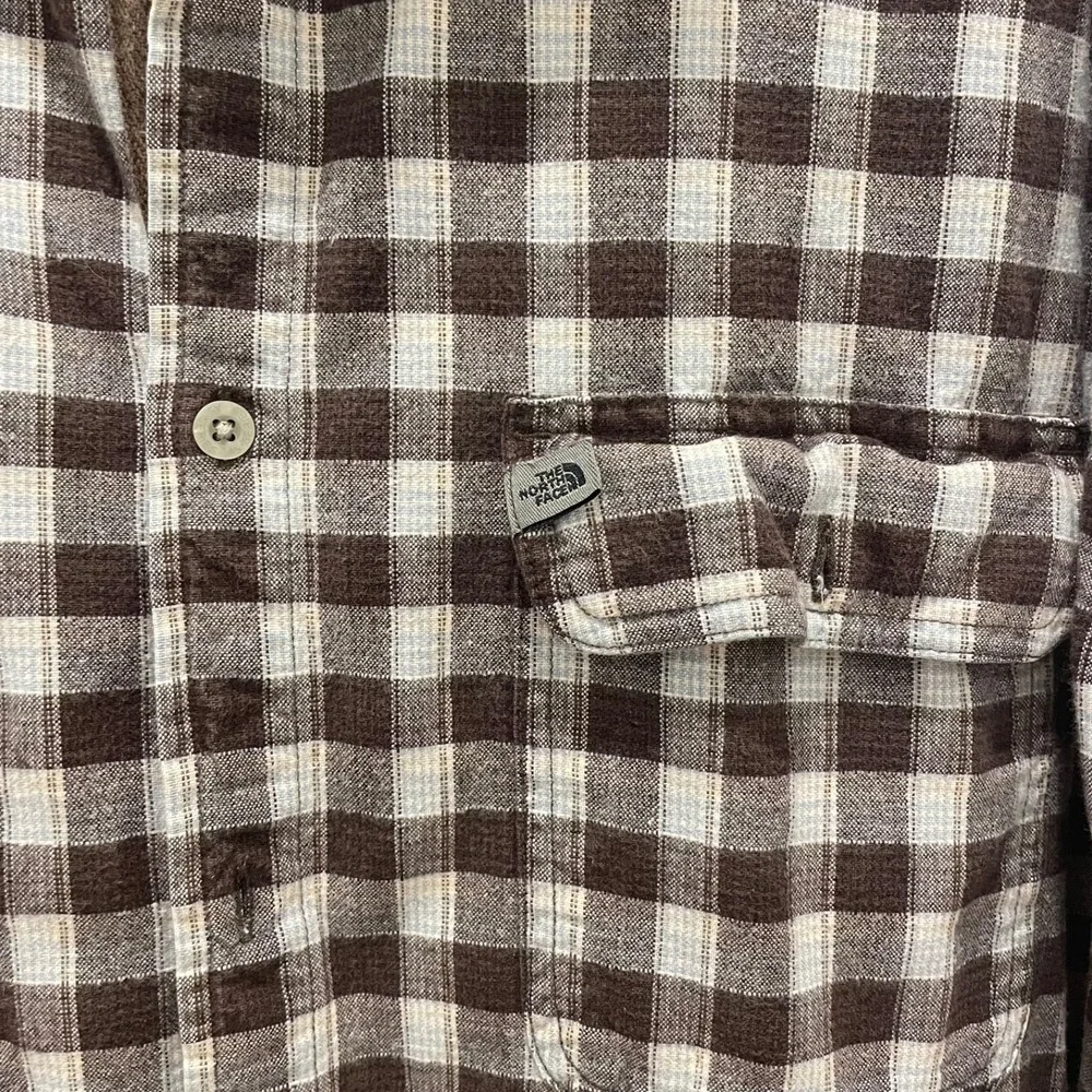 The North Face A5 Series Shirt Men Size L Long Sleeve Double Pockets 100% Cotton